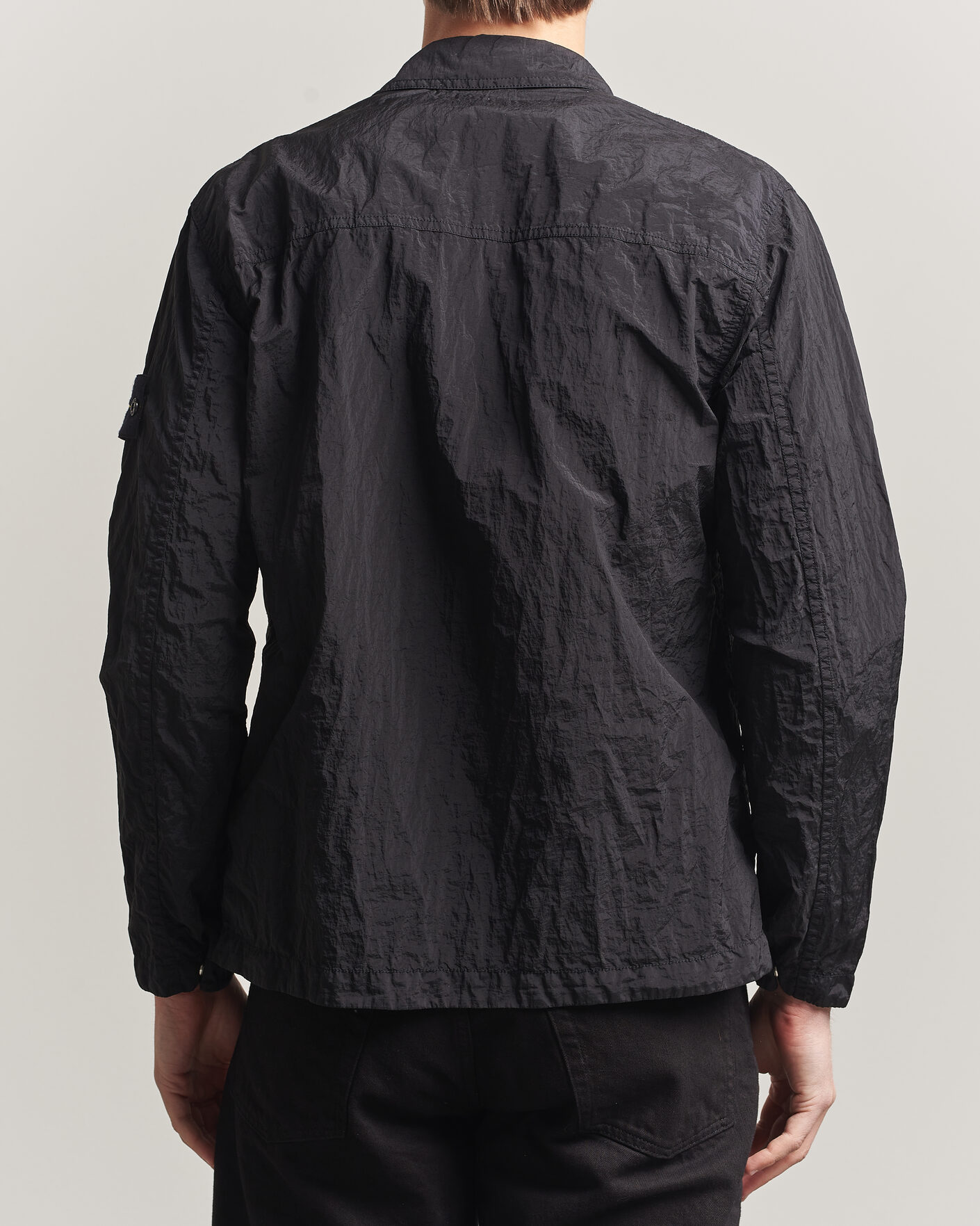 Herren | Hemden | Stone Island | Nylon Metal Zip Overshirt Black