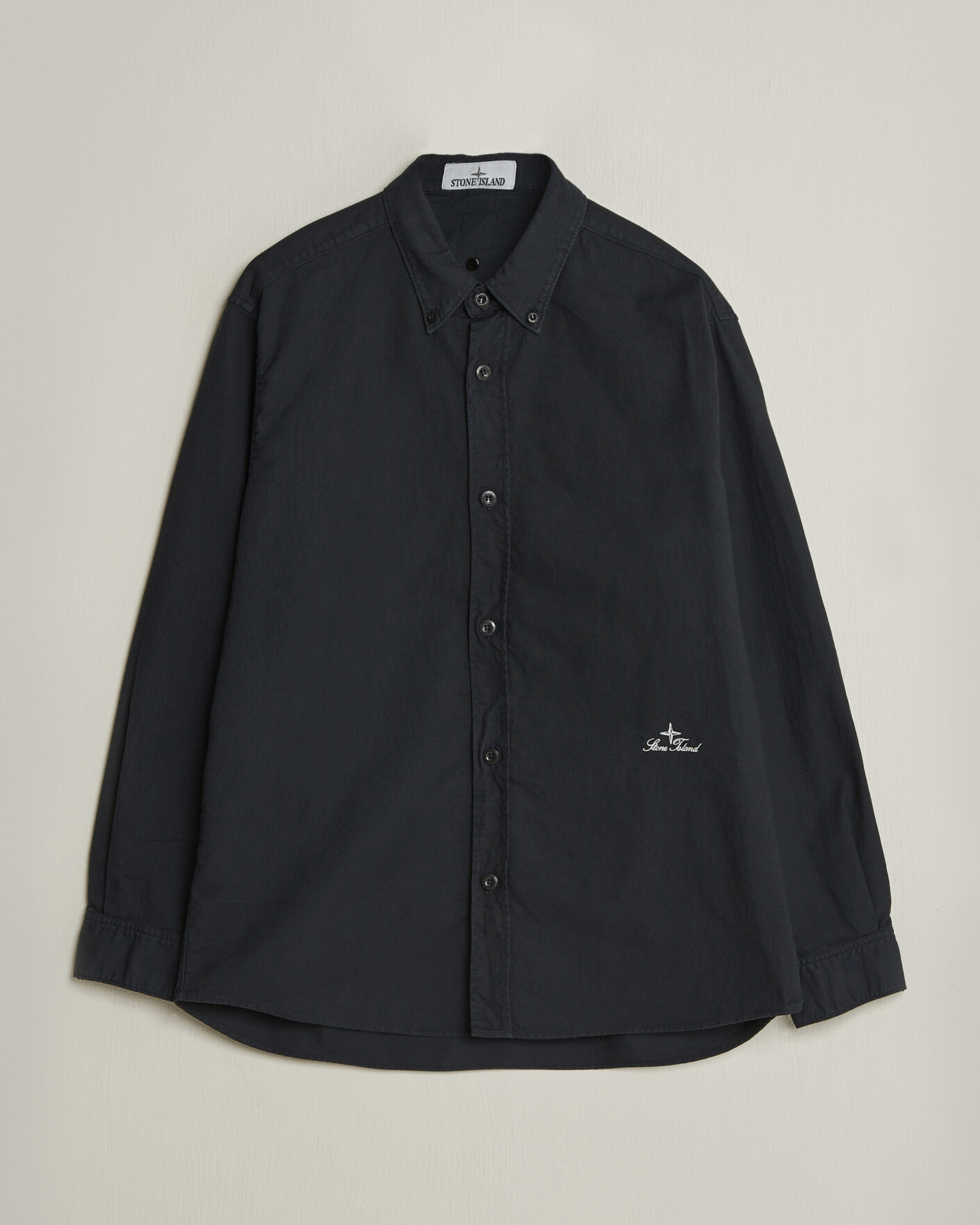 Herren | Hemden | Stone Island | Organic Cotton Oxford Shirt Navy
