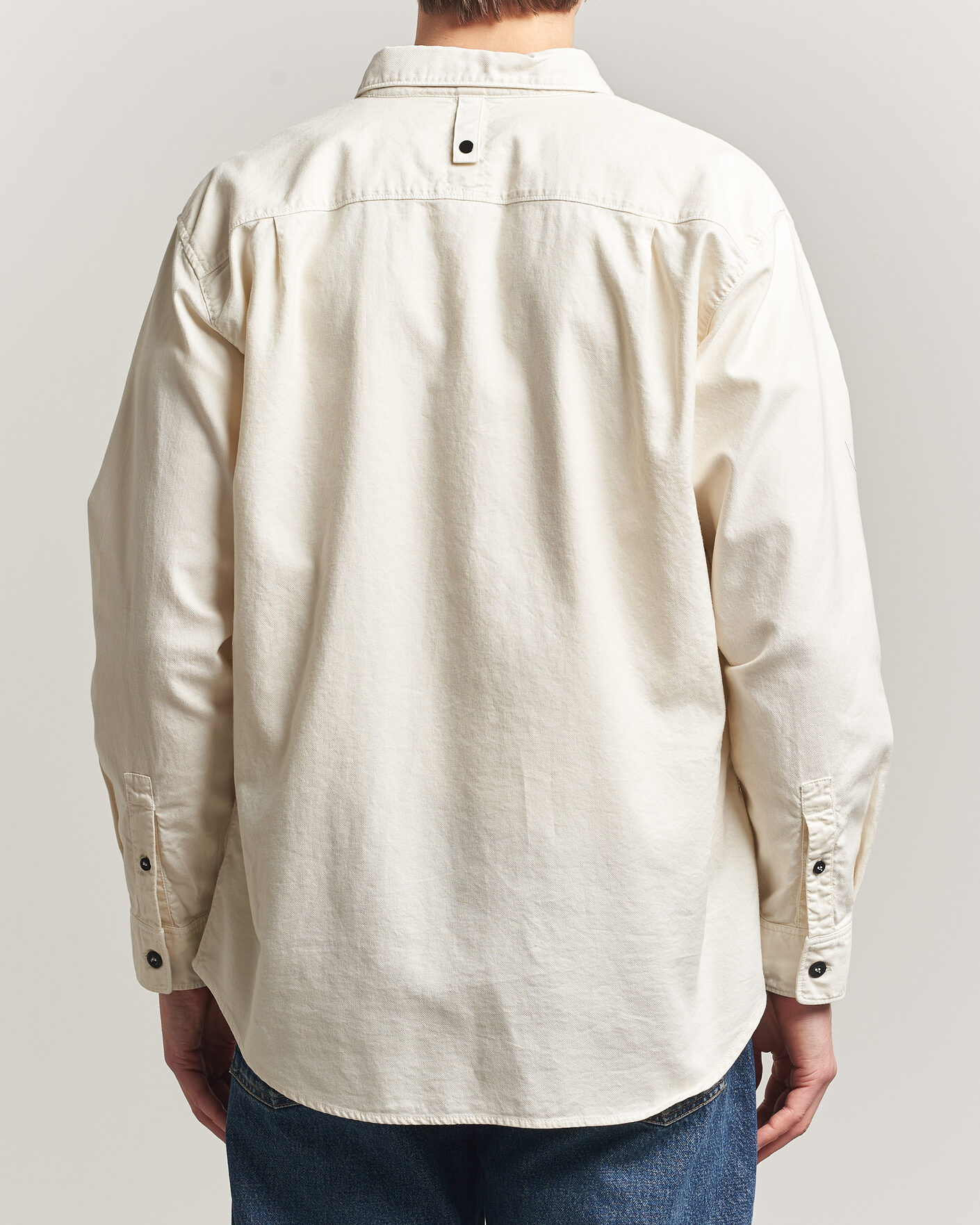 Herren | Hemden | Stone Island | Organic Cotton Oxford Shirt Ivory