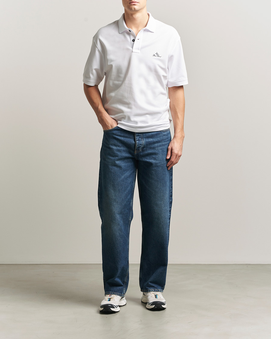 Herren | Poloshirts | Stone Island | Organic Cotton Pique White
