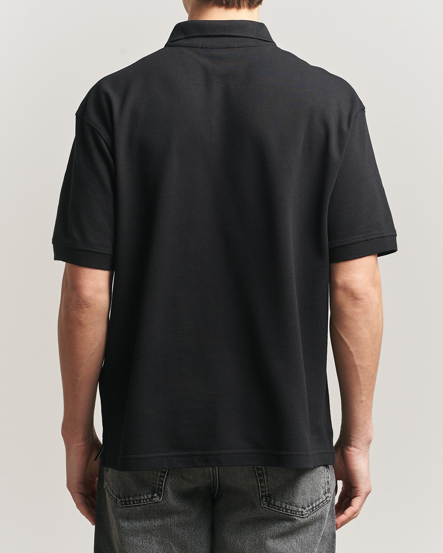 Herren | Poloshirts | Stone Island | Organic Cotton Pique Black