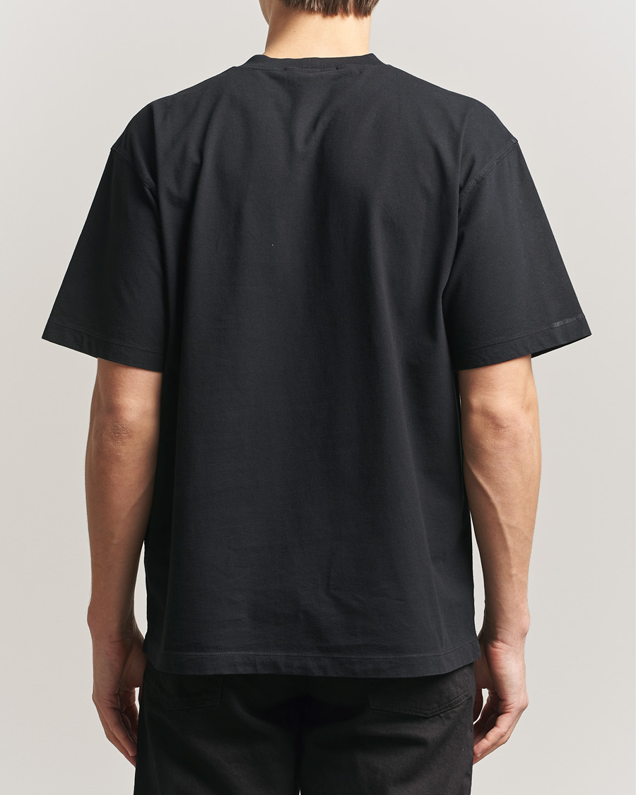 Herren | T-Shirts | Stone Island | Combed Organic Cotton T-Shirt Black