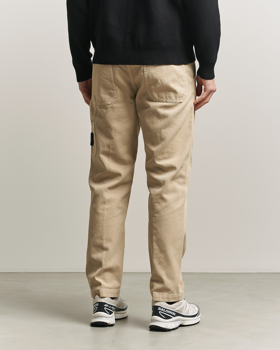 Herren | Hosen | Stone Island | Organic Panama Cotton Trousers Desert