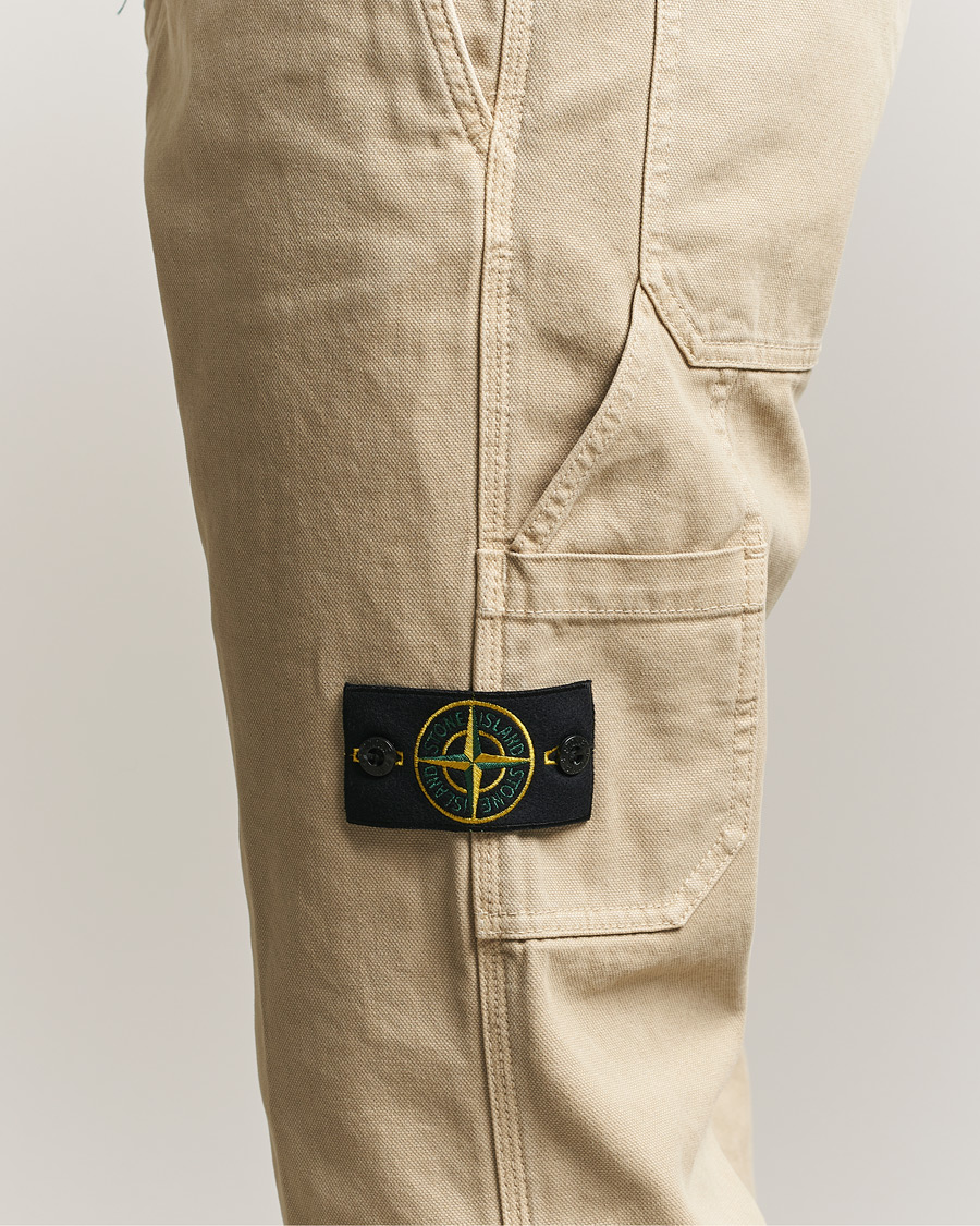 Herren | Hosen | Stone Island | Organic Panama Cotton Trousers Desert