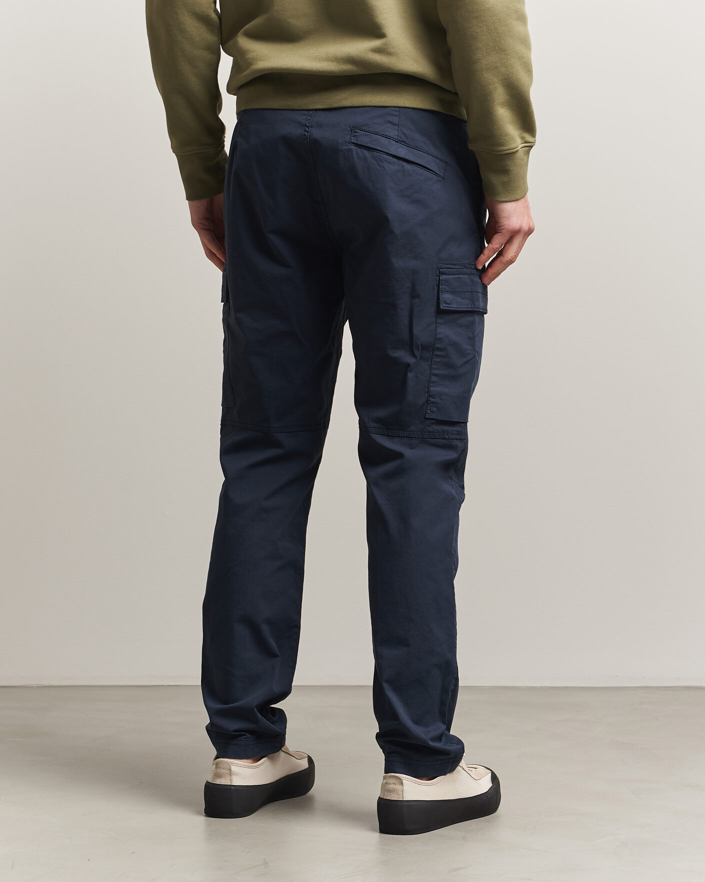 Herren | Hosen | Stone Island | Stretch Cotton Twill Cargo Trousers Navy