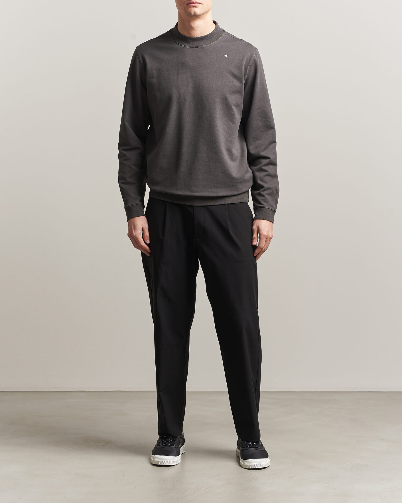 Herren | Hosen | Stone Island | Stretch Cotton Twill Cargo Trousers Black
