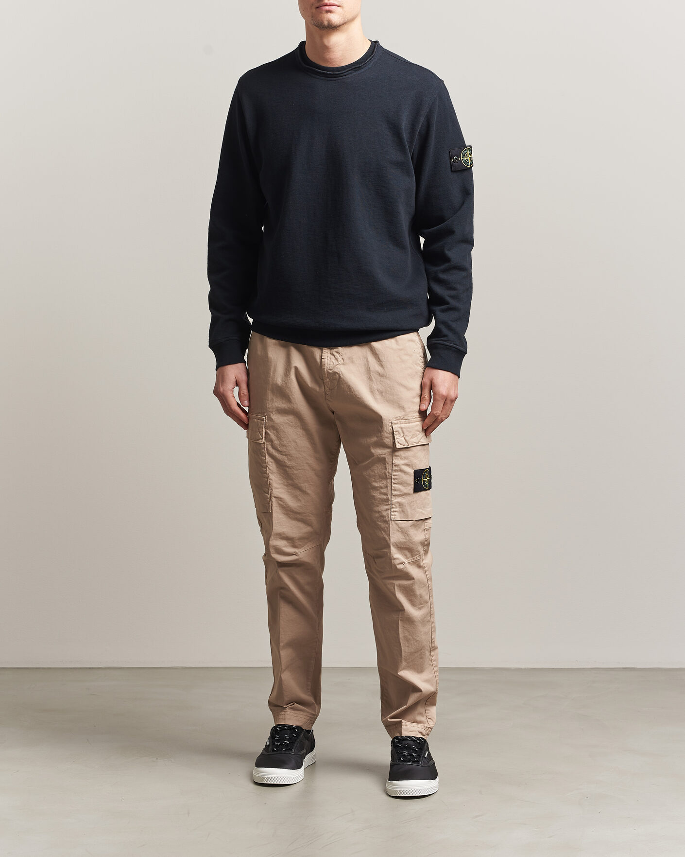 Herren | Hosen | Stone Island | Stretch Cotton Twill Cargo Trousers Desert
