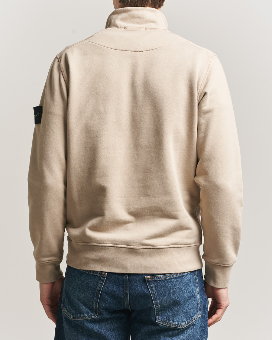 Herren | Pullover | Stone Island | Garment Dyed Fleece Half Zip Desert
