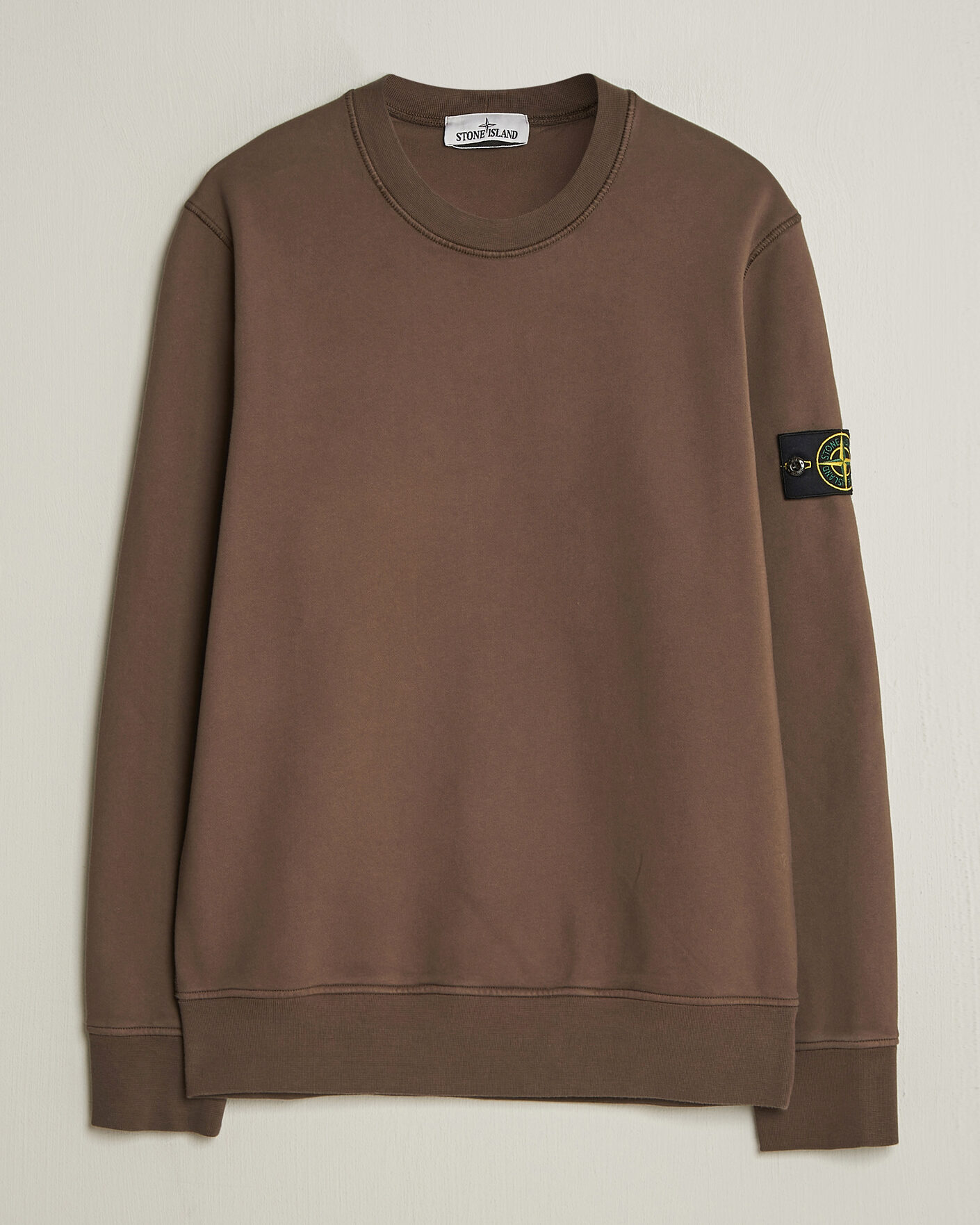 Herren | Pullover | Stone Island | Garment Dyed Fleece Sweatshirt Umber