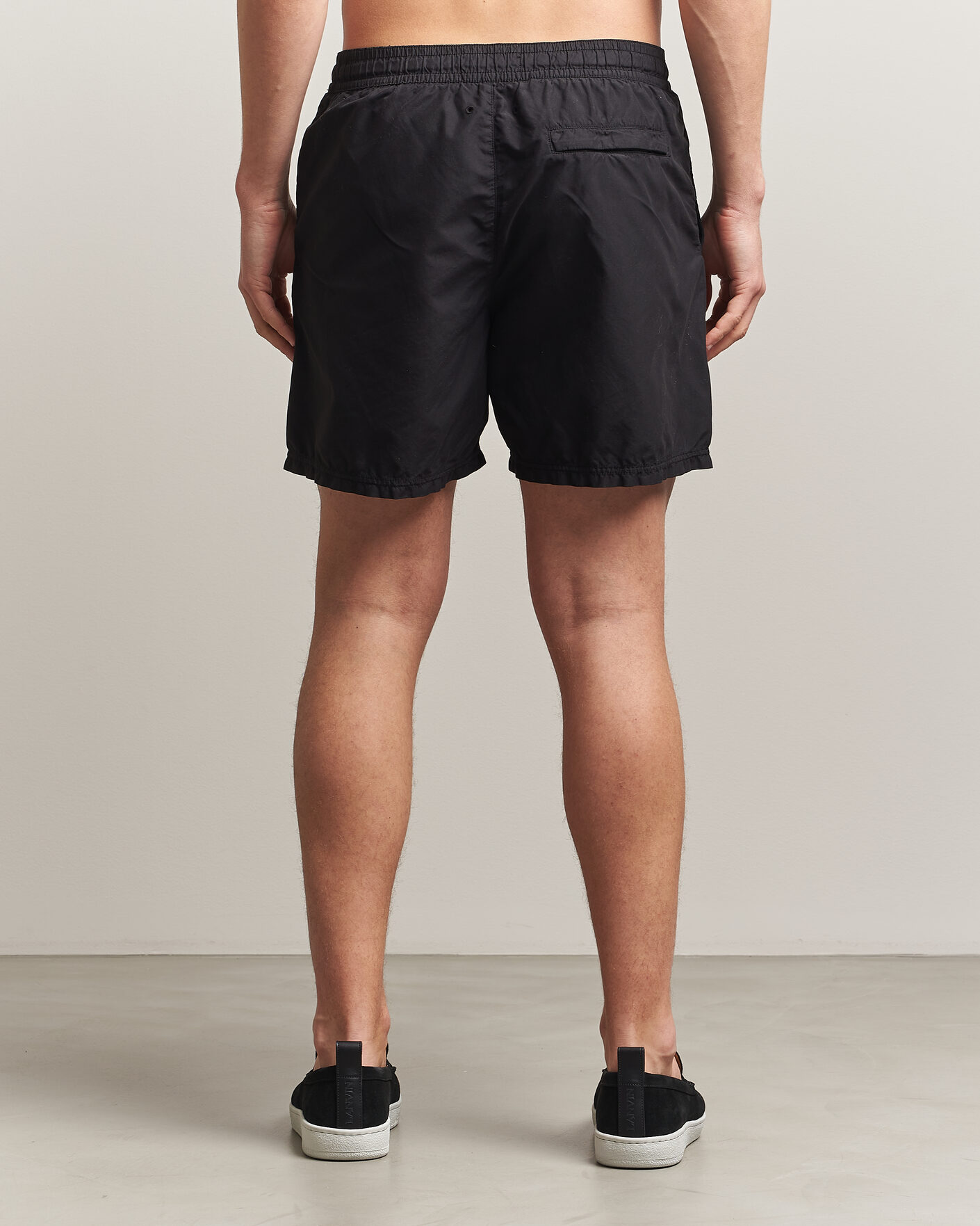 Herren | Badehosen | Stone Island | Brushed Nylon Swimshorts Black