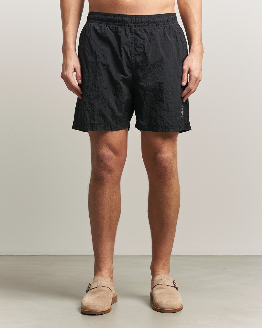 Herren | Badehosen | Stone Island | Nylon Metal Econyl Swimshorts Black