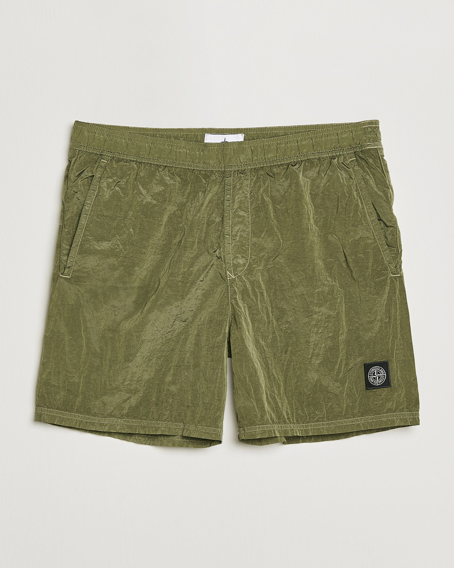 Herren | Badehosen | Stone Island | Nylon Metal Econyl Swimshorts Military Green