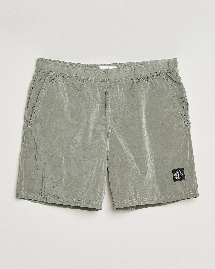 Herren | Badehosen | Stone Island | Nylon Metal Econyl Swimshorts Pearl Grey