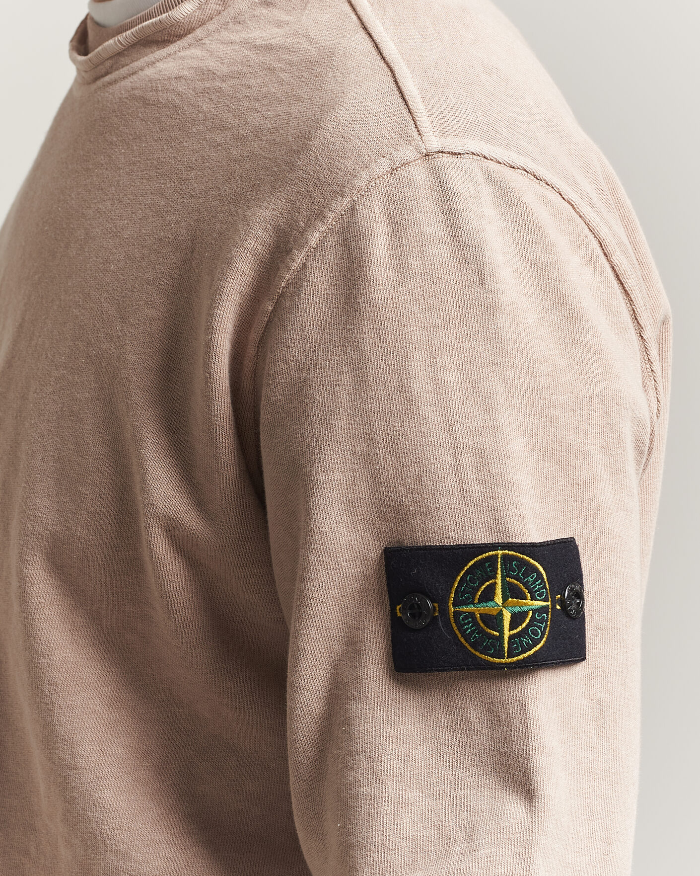 Herren | Pullover | Stone Island | Old Dyed Cotton Sweatshirt Desert