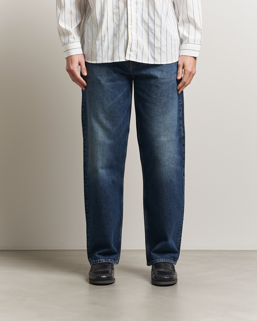 Herren | Jeans | Sunflower | Loose Jeans Dark Blue Worn