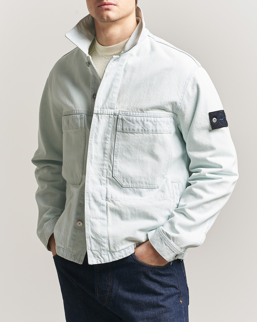 Herren | Jacken | Stone Island | Denim Jacket Ultra Bleached