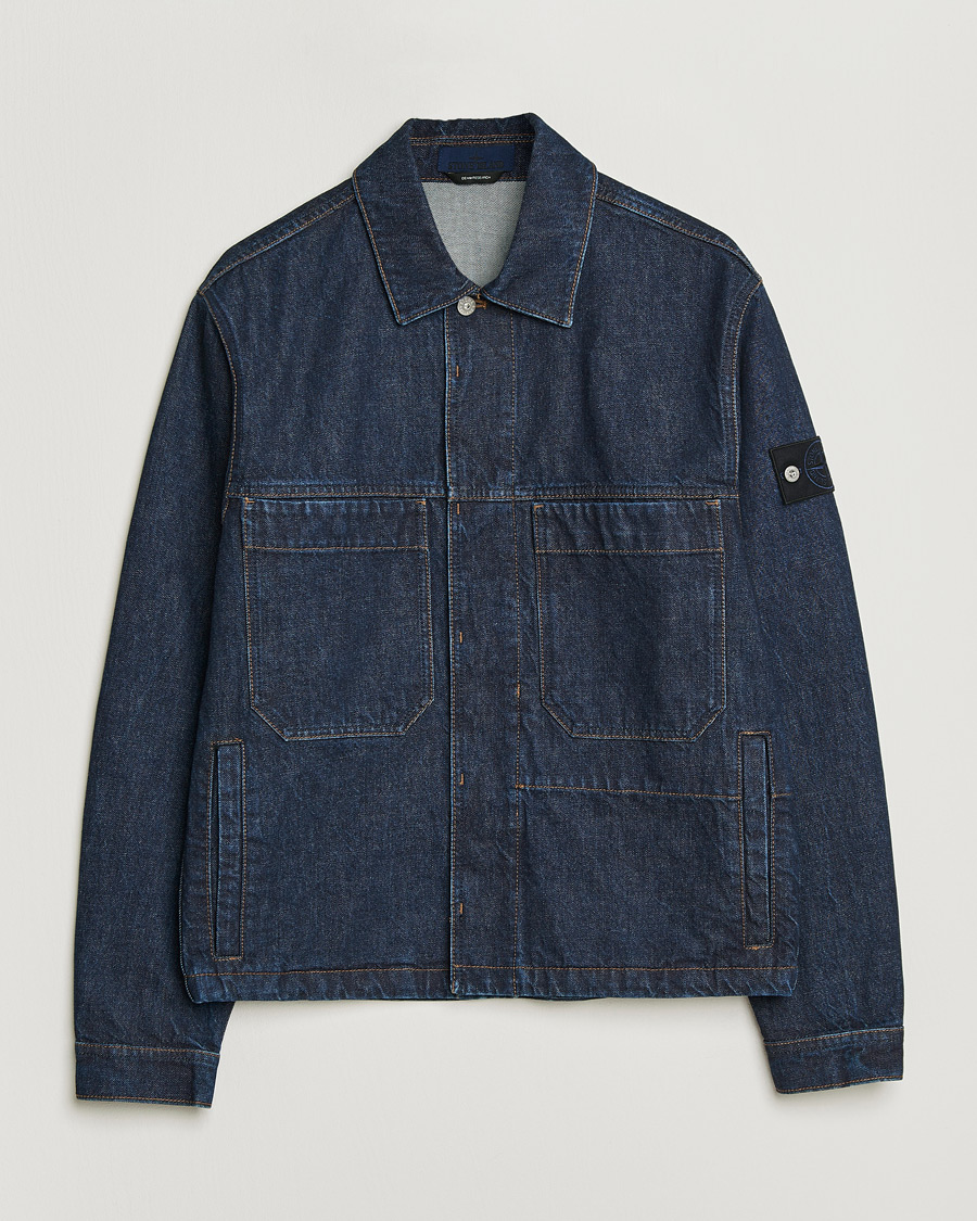 Herren | Jacken | Stone Island | Denim Jacket Blue Rinse