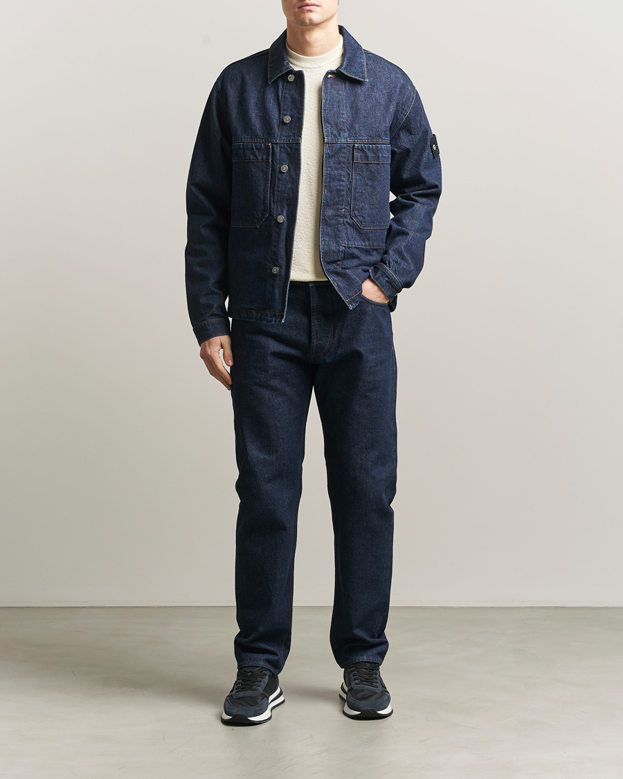 Herren | Jacken | Stone Island | Denim Jacket Blue Rinse
