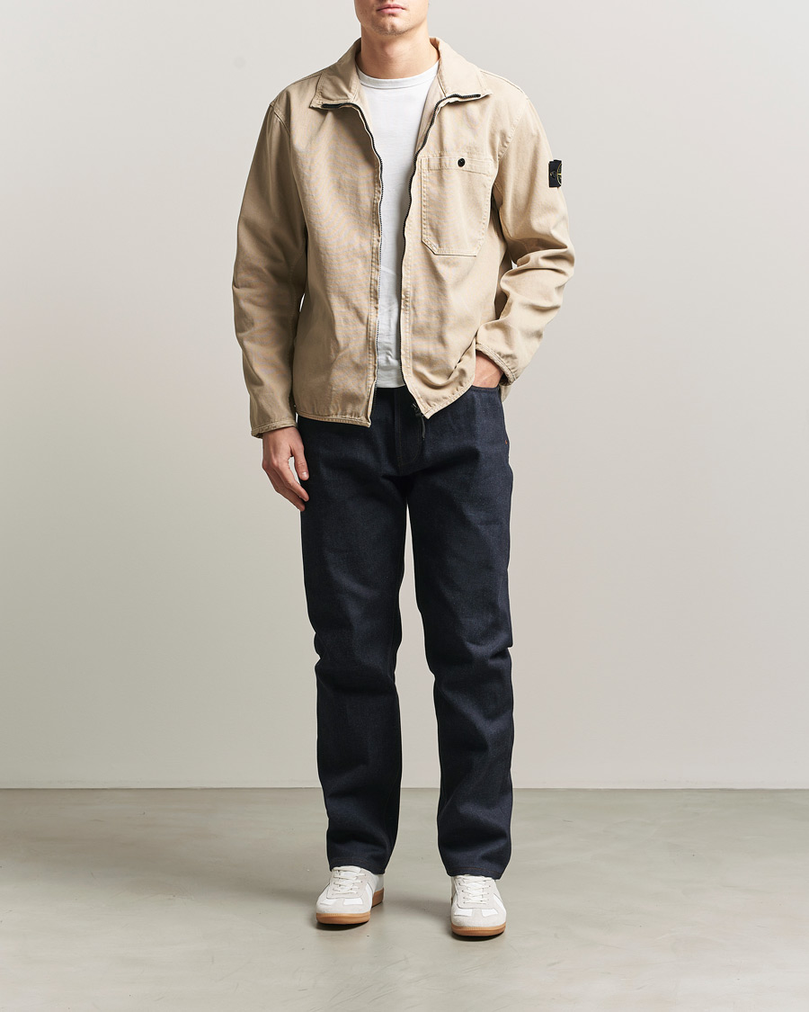 Herren | Jeans | Stone Island | Slim Fit Raw Denim Jeans Blue