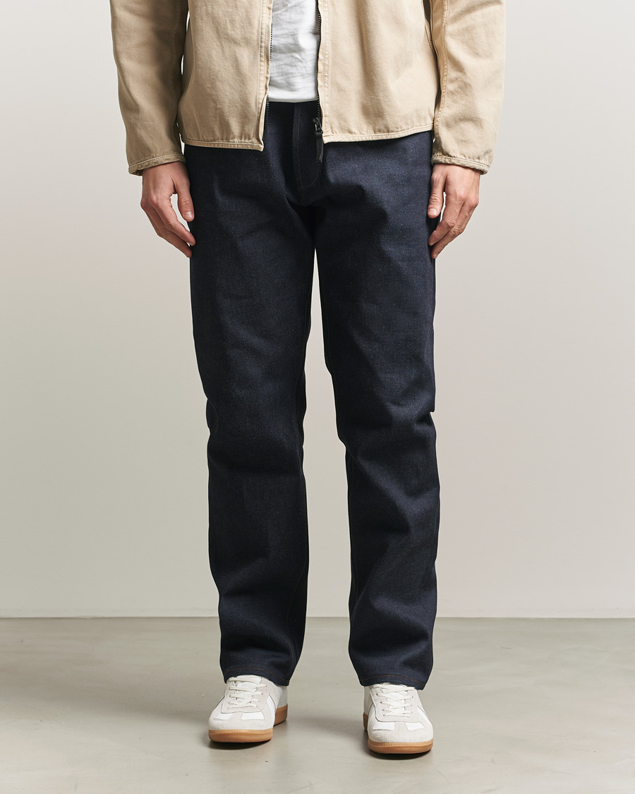 Herren | Jeans | Stone Island | Straight Fit Raw Denim Jeans Blue