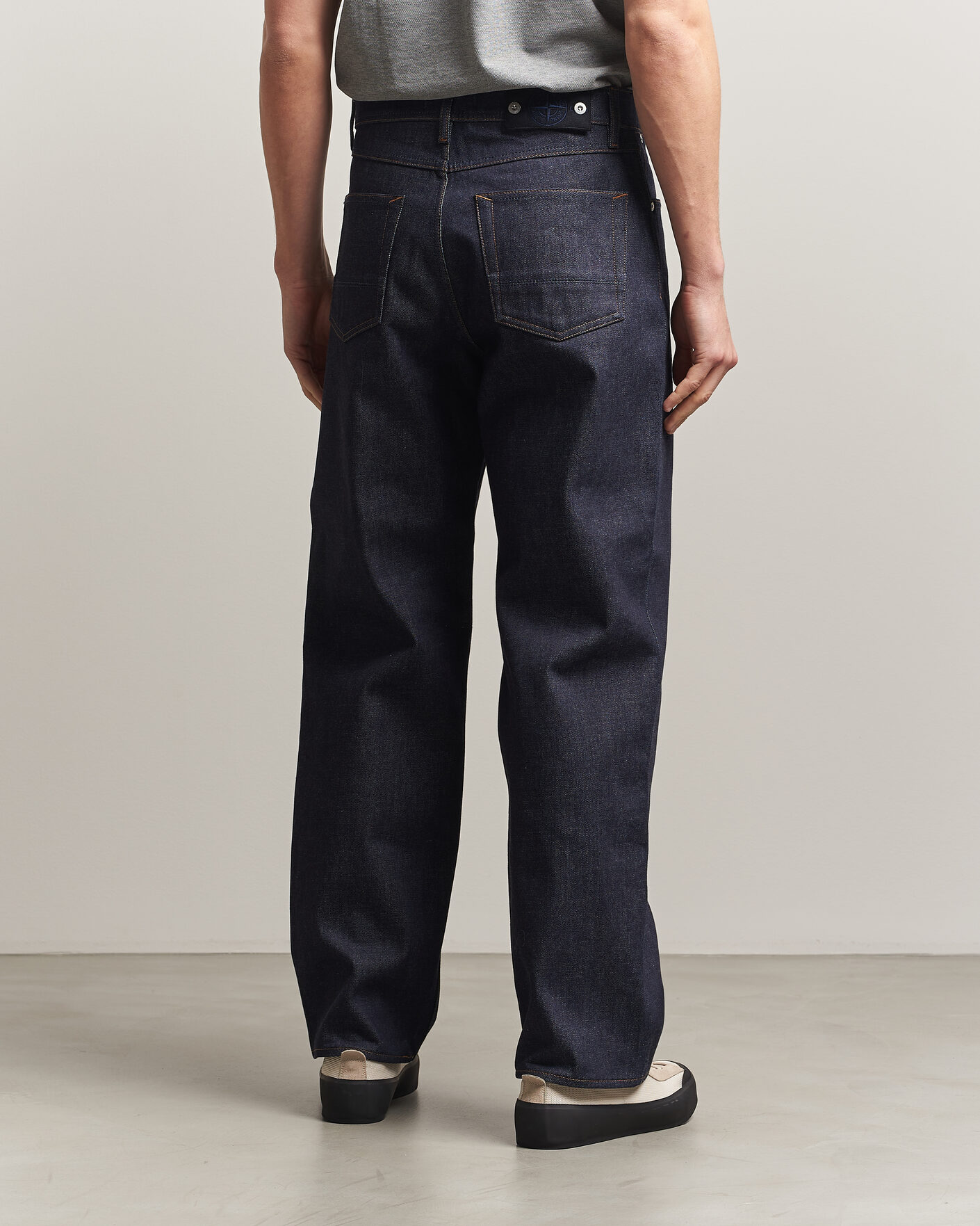 Herren | Hemden | Stone Island | Loose Fit Denim Jeans Blue Raw