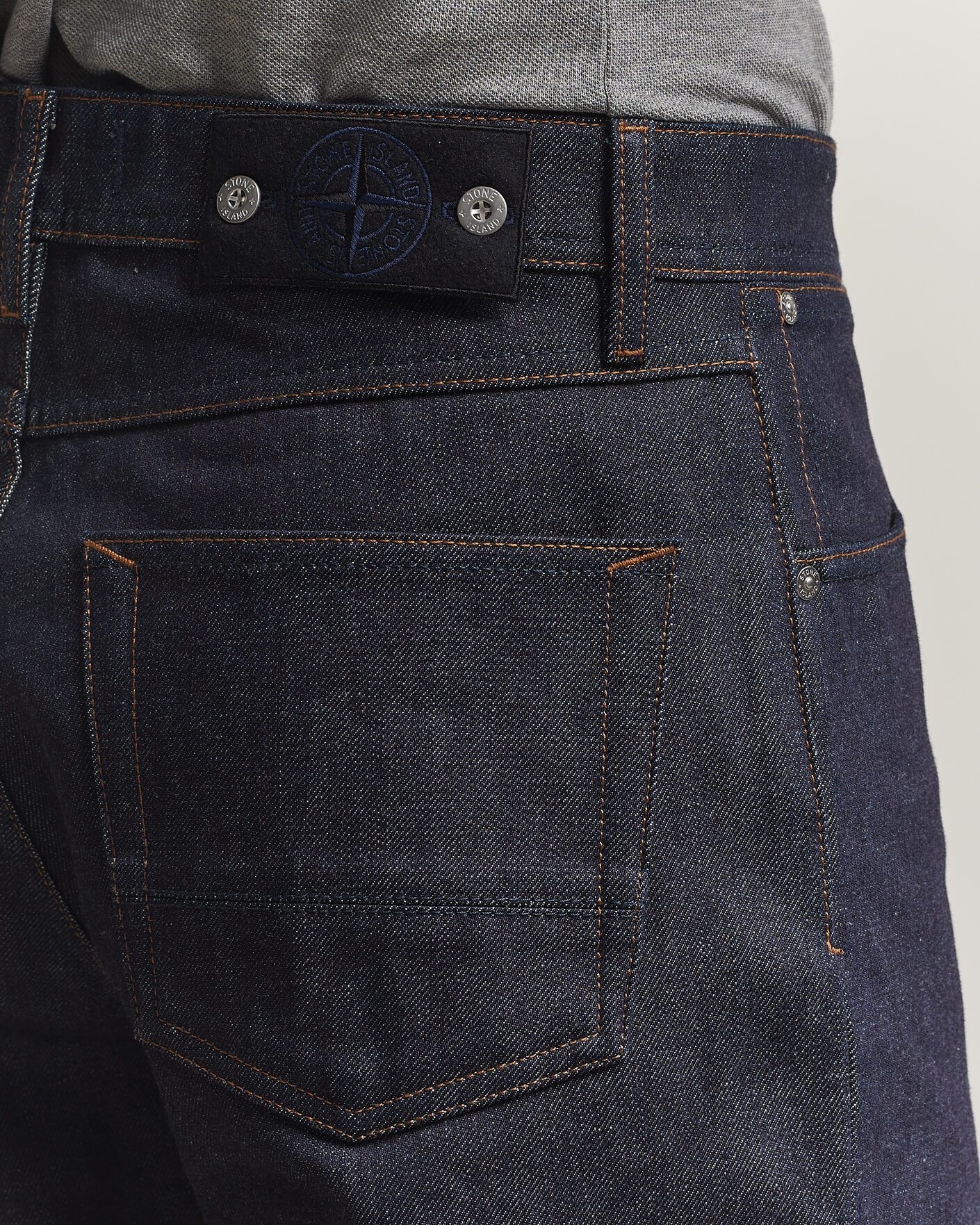 Herren | Hemden | Stone Island | Loose Fit Denim Jeans Blue Raw