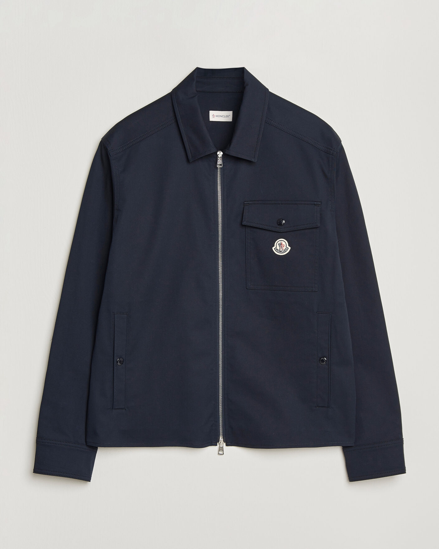 Herren | Hemden | Moncler | Zip Overshirt Navy