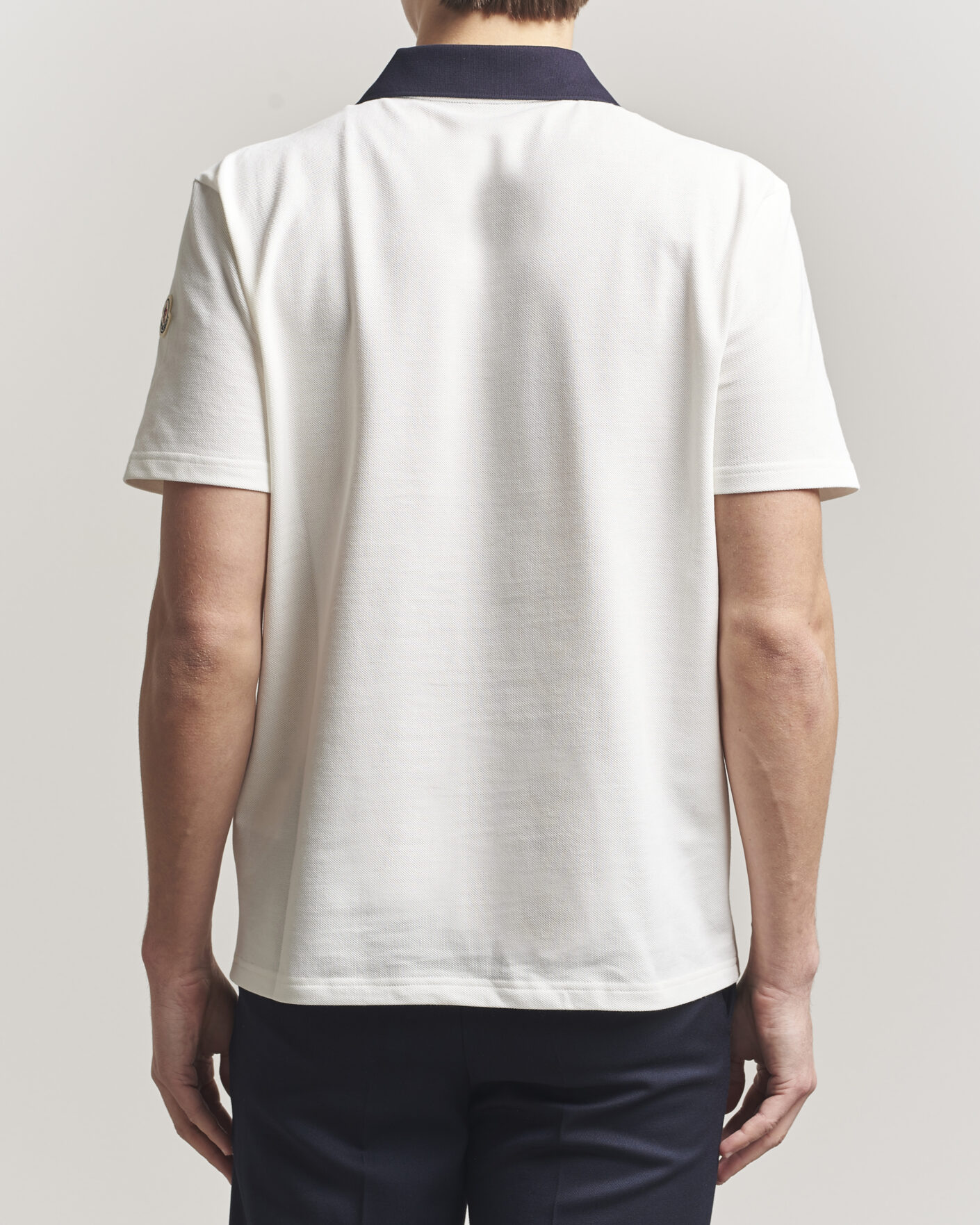 Herren | Poloshirts | Moncler | Signature Logo Polo Off White