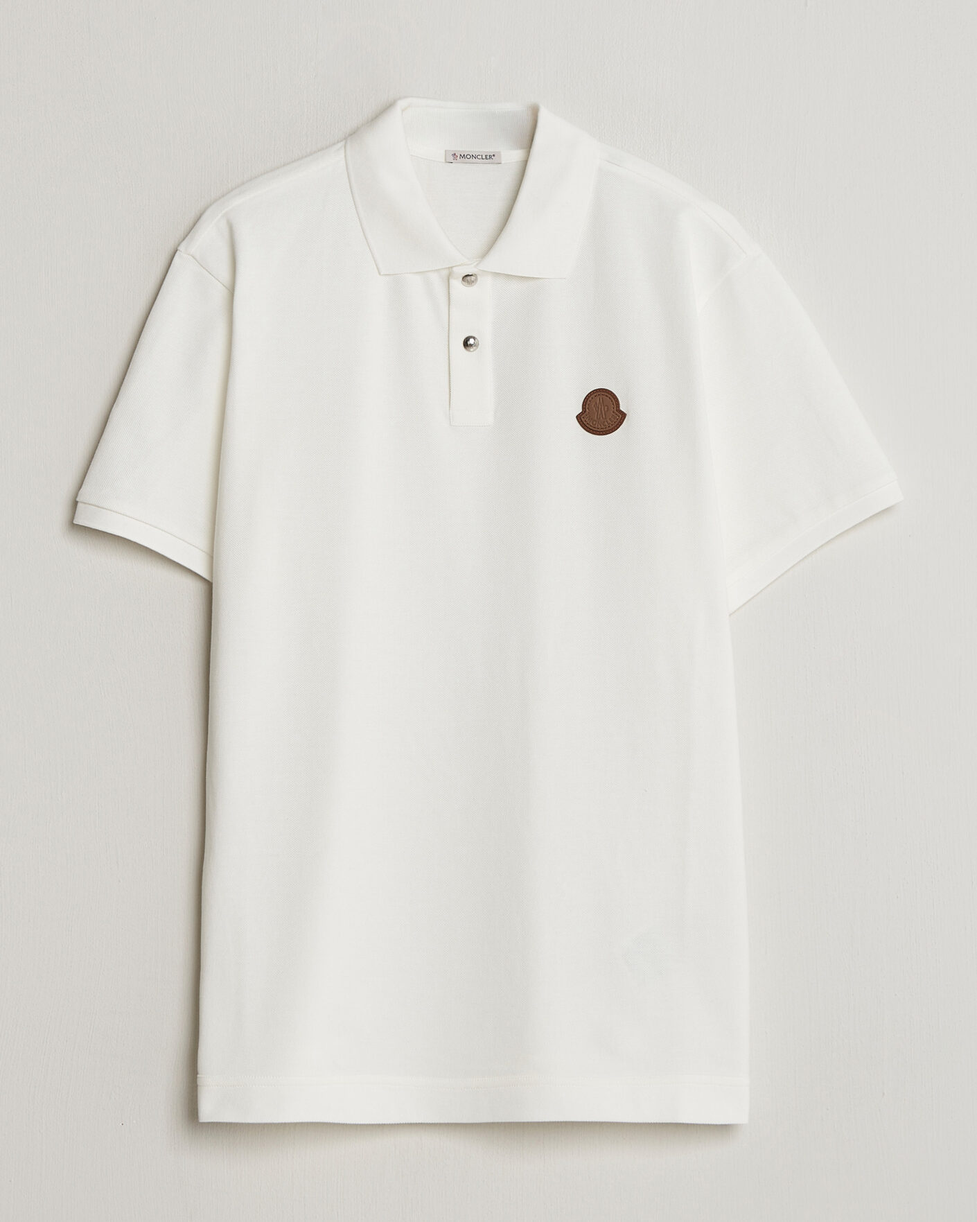 Herren | Poloshirts | Moncler | Luxury Logo Polo Off White