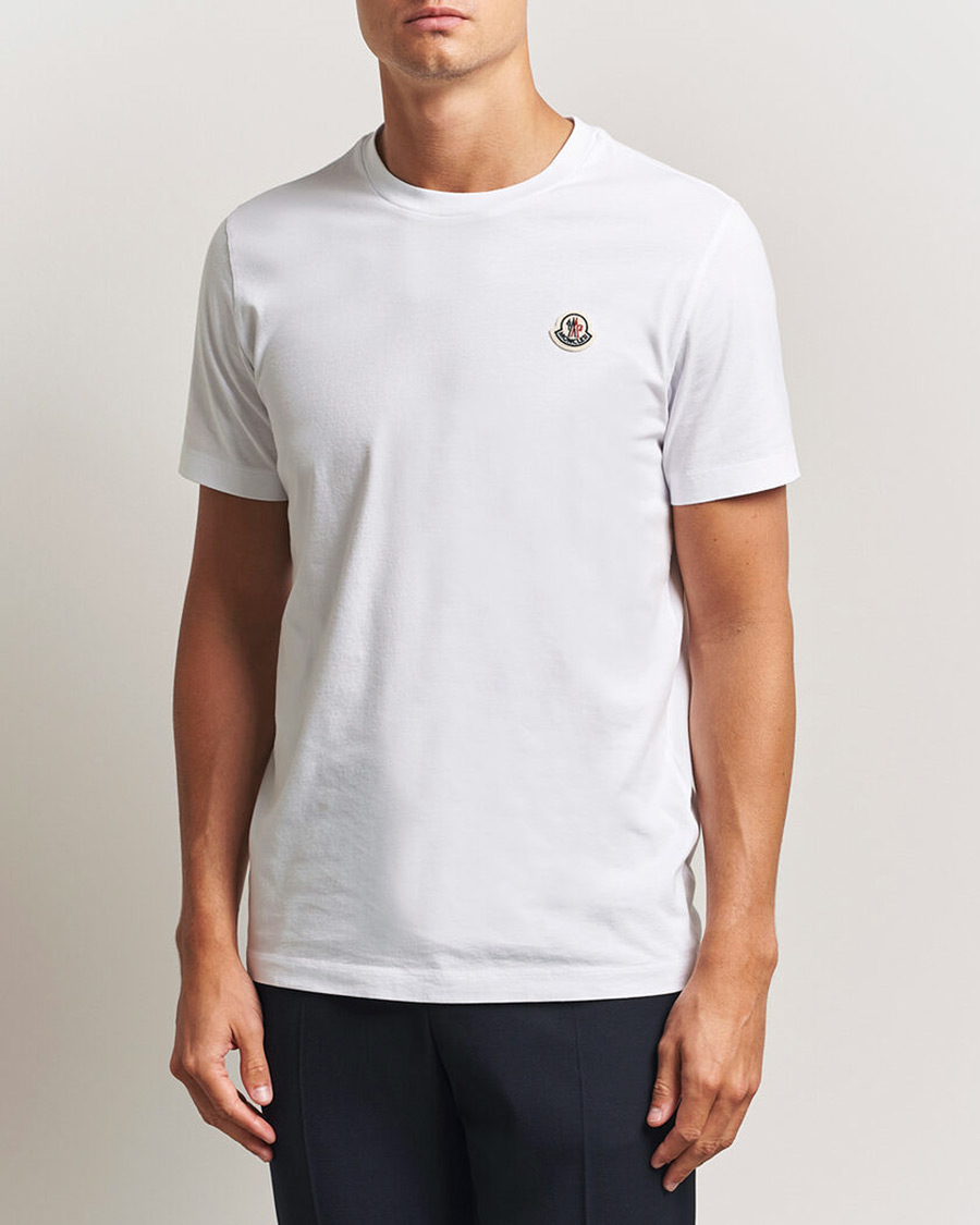 Herren | T-Shirts | Moncler | 3-Pack Logo T-Shirts Black/White/Green