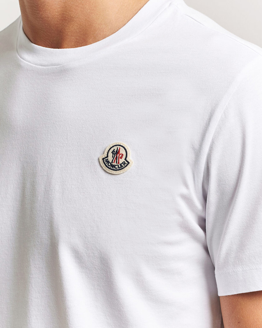 Herren | T-Shirts | Moncler | 3-Pack Logo T-Shirts Black/White/Green