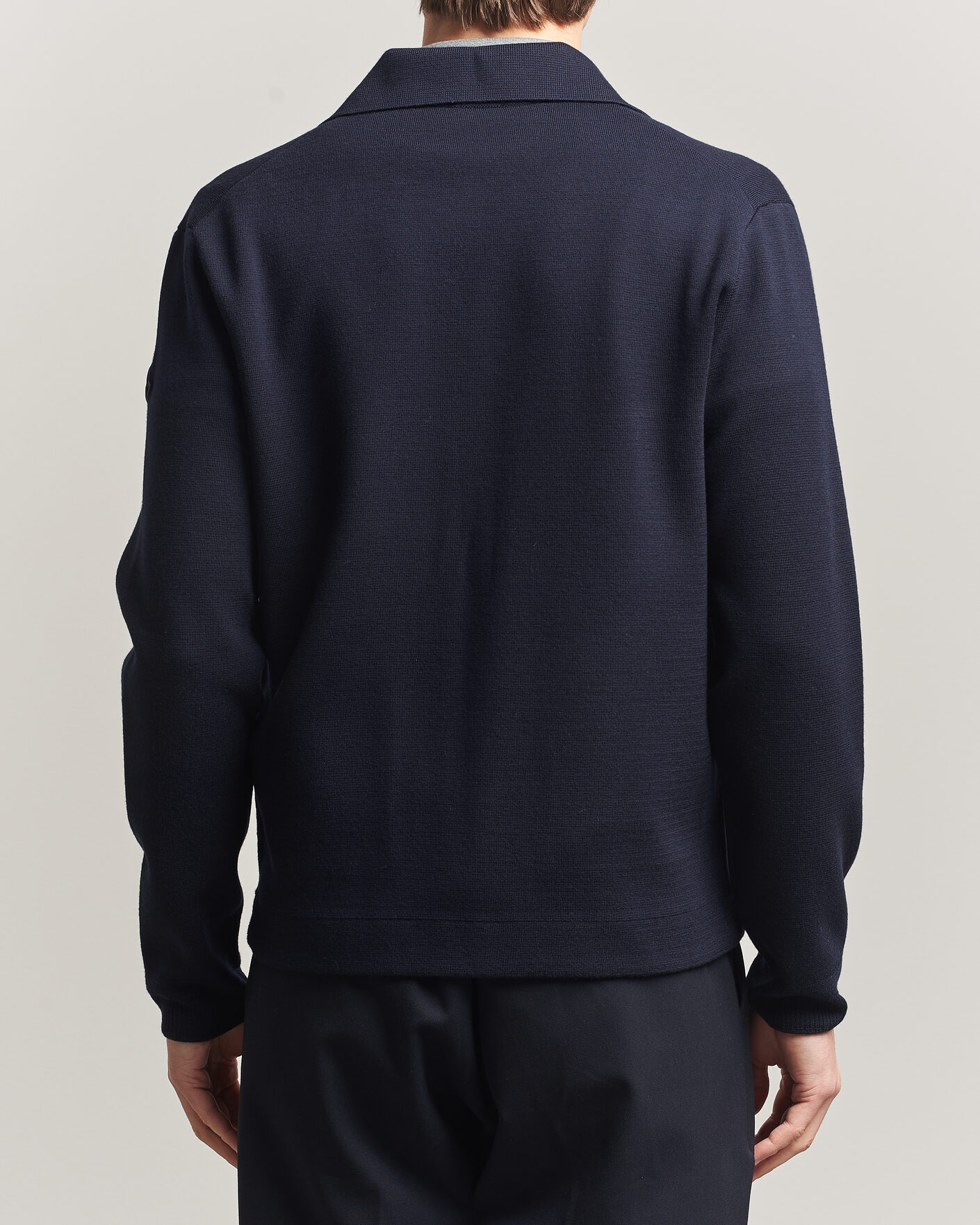 Herren | Pullover | Moncler | Zip Wool Cardigan Navy
