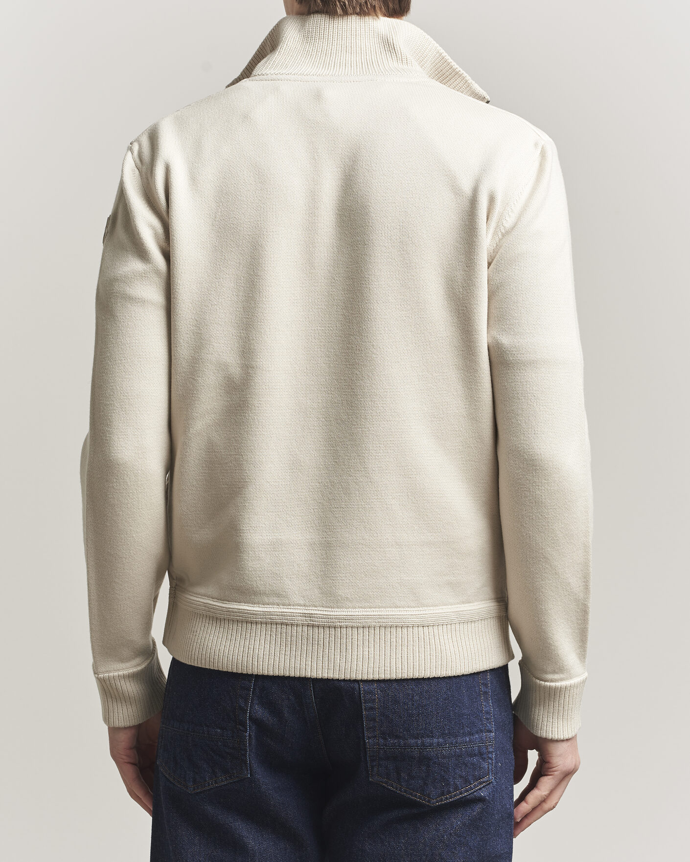 Herren | Jacken | Moncler | Luxury Hybrid Zip Cardigan Off White