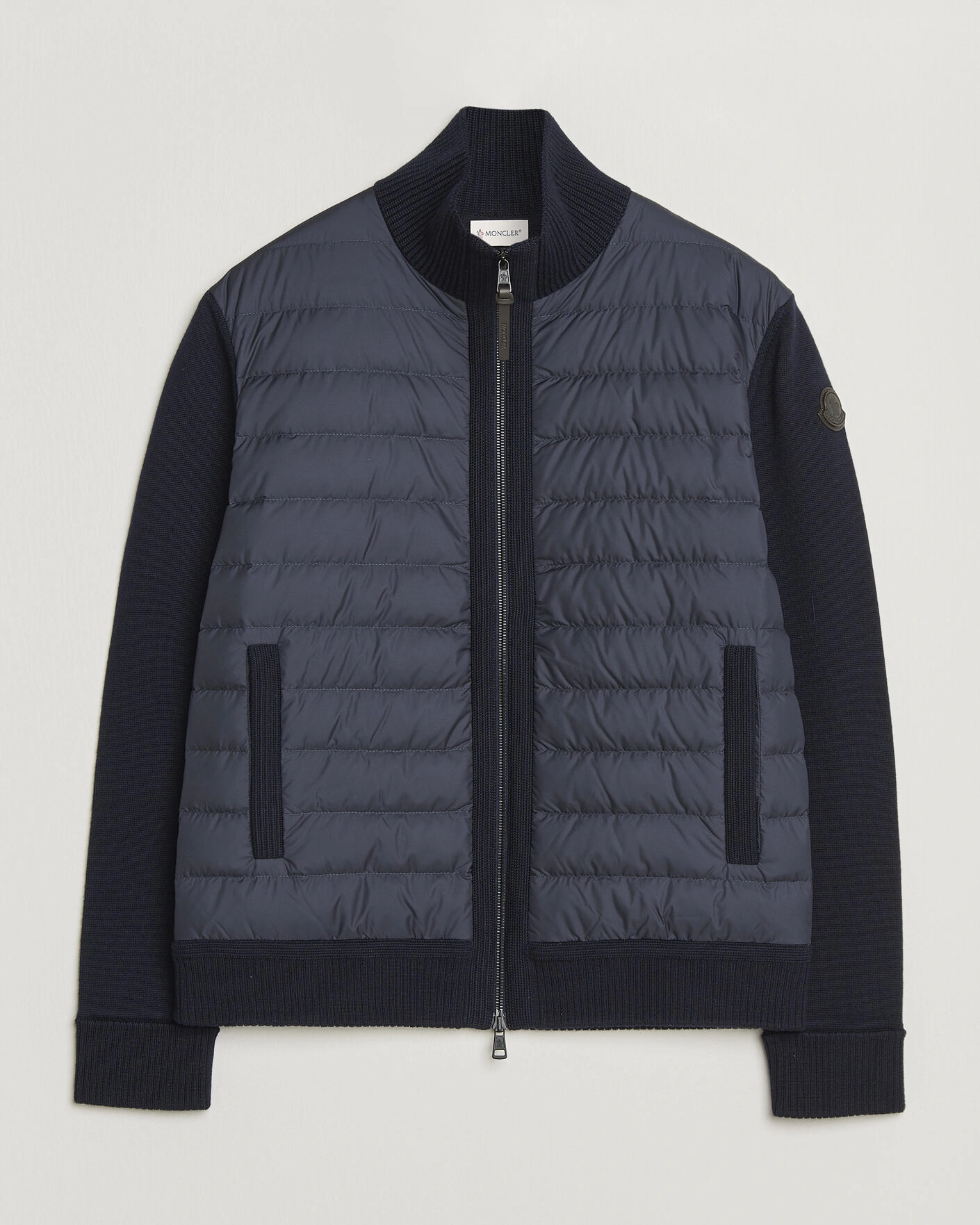 Herren | Jacken | Moncler | Luxury Hybrid Zip Cardigan Navy