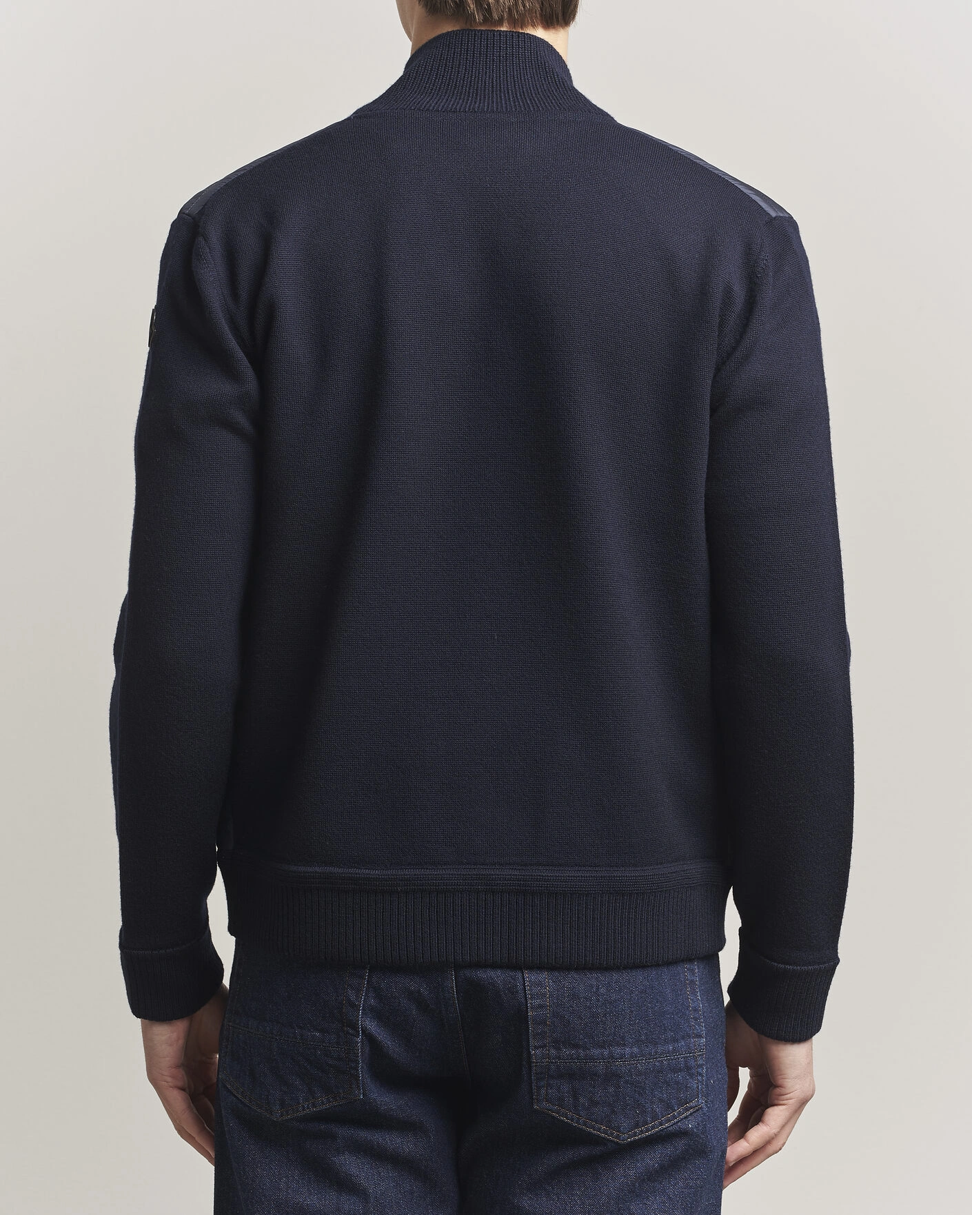 Herren | Jacken | Moncler | Luxury Hybrid Zip Cardigan Navy