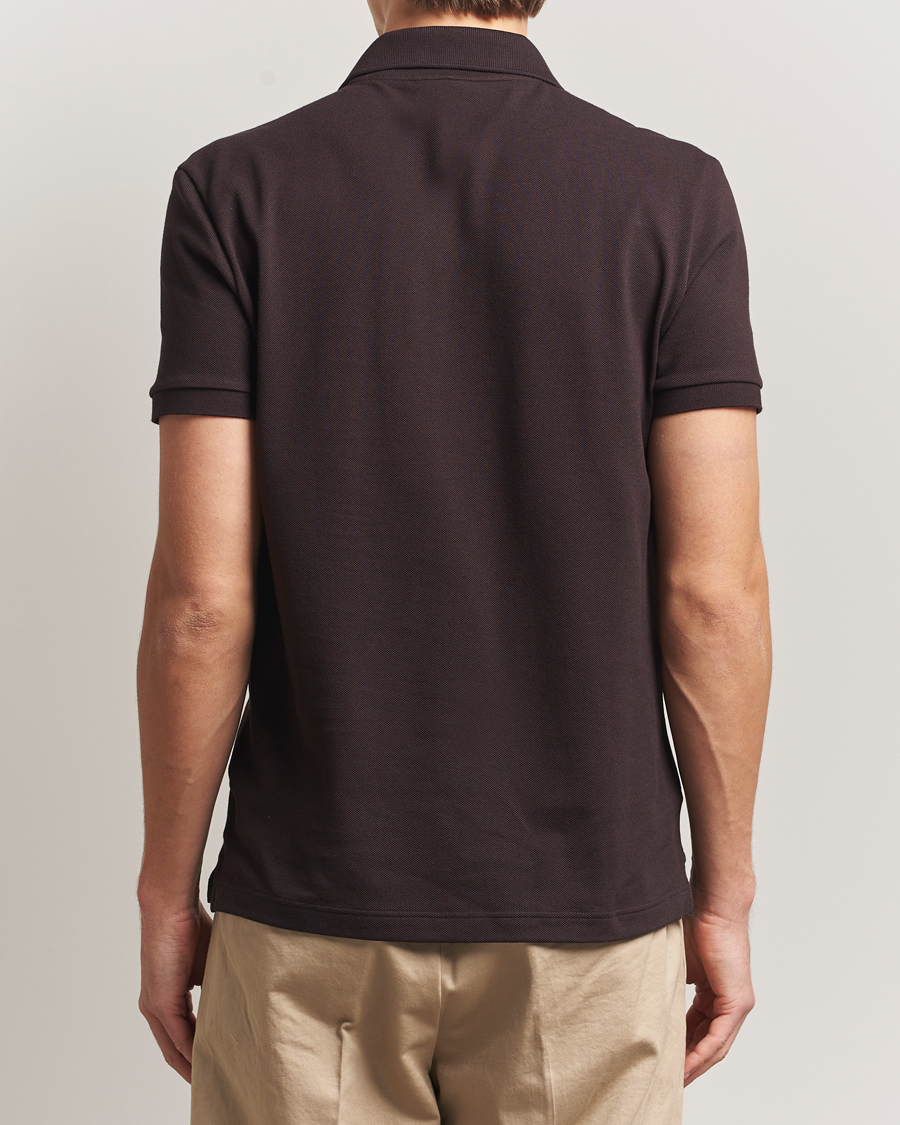 Herren | Poloshirts | Lacoste | Slim Fit Polo Piké Buffle Brown