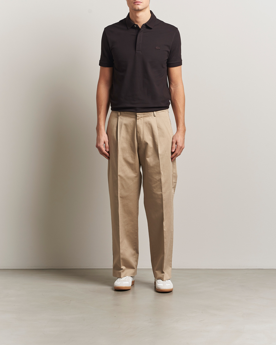 Herren | Poloshirts | Lacoste | Paris Polo Piké Buffle Brown