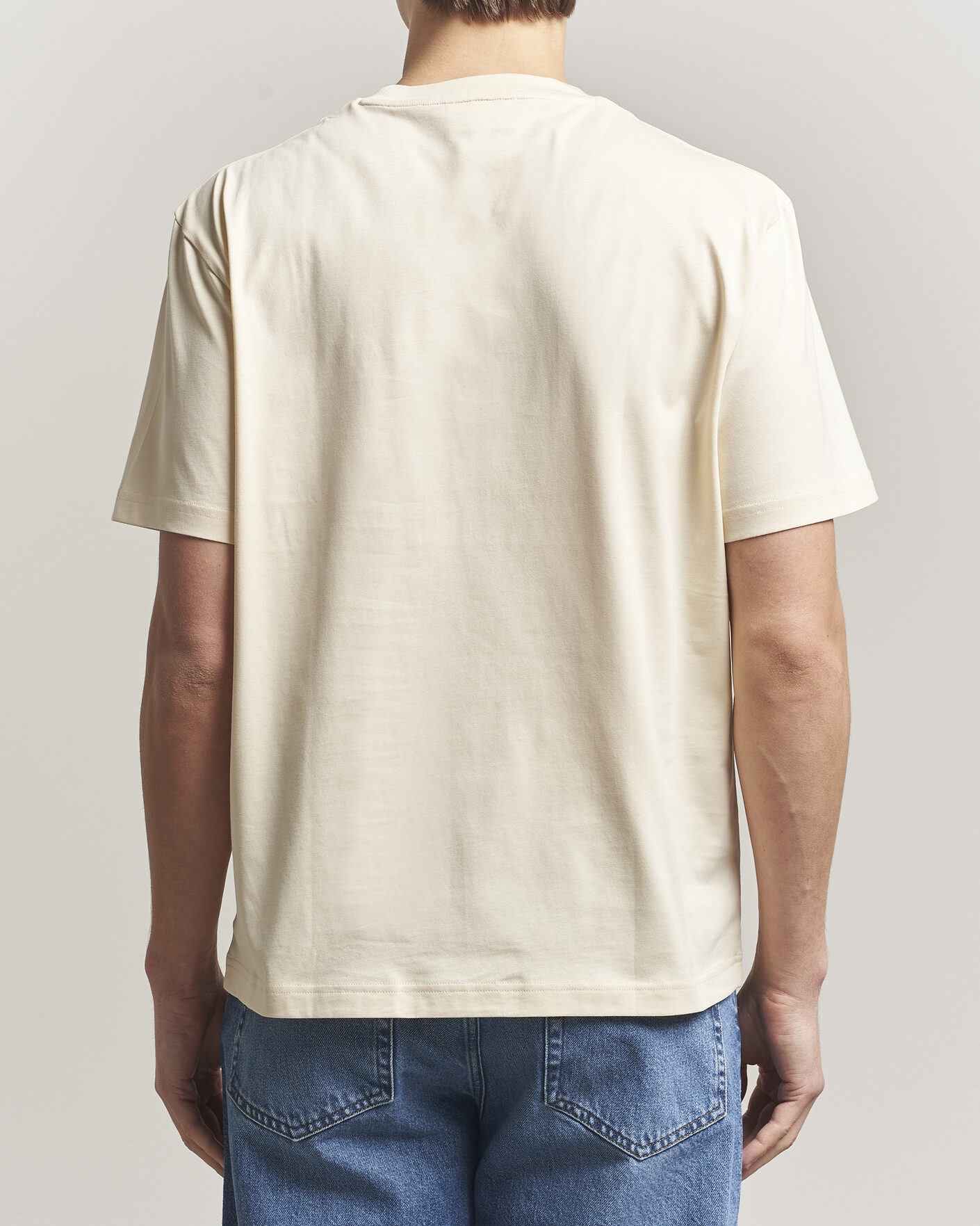 Herren | T-Shirts | Lacoste | Crew Neck T-Shirt Naturel Clair