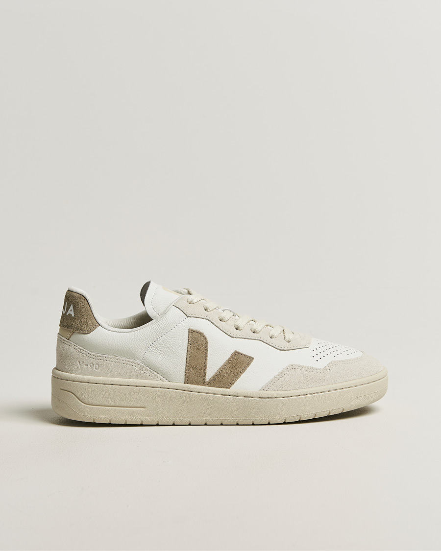 Herren | Sneaker | Veja | V-90 Sneaker White/Taupe