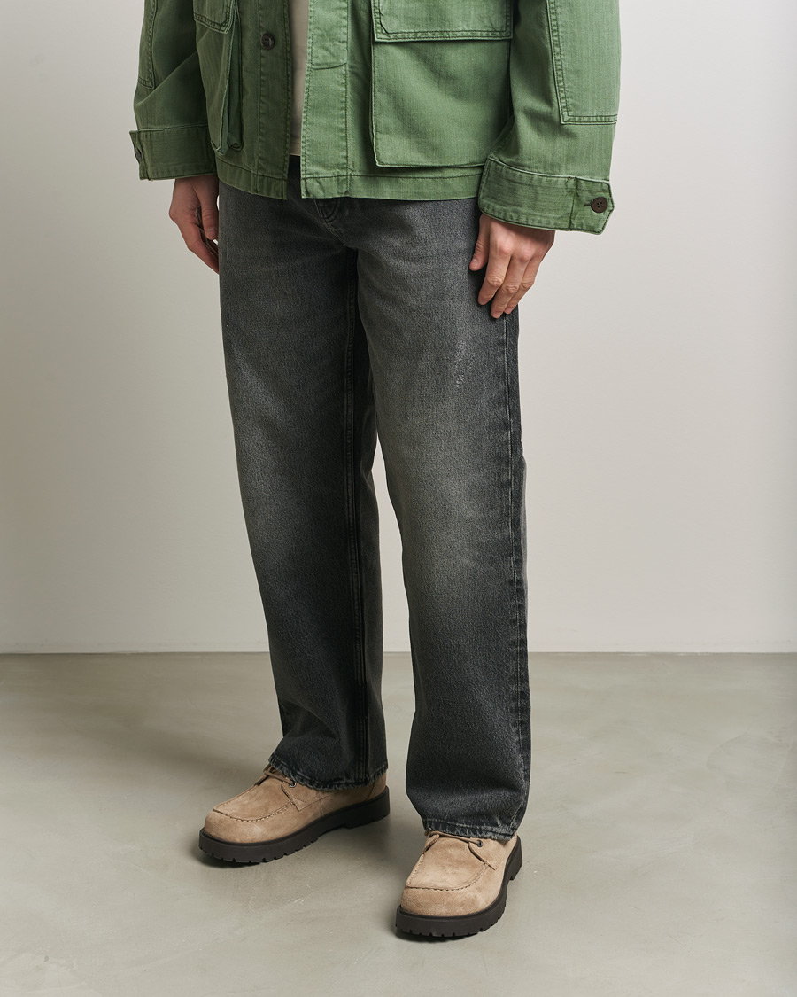 Herren | Oxford | BIRKENSTOCK | Highwood Moc Lace Gray Taupe Suede