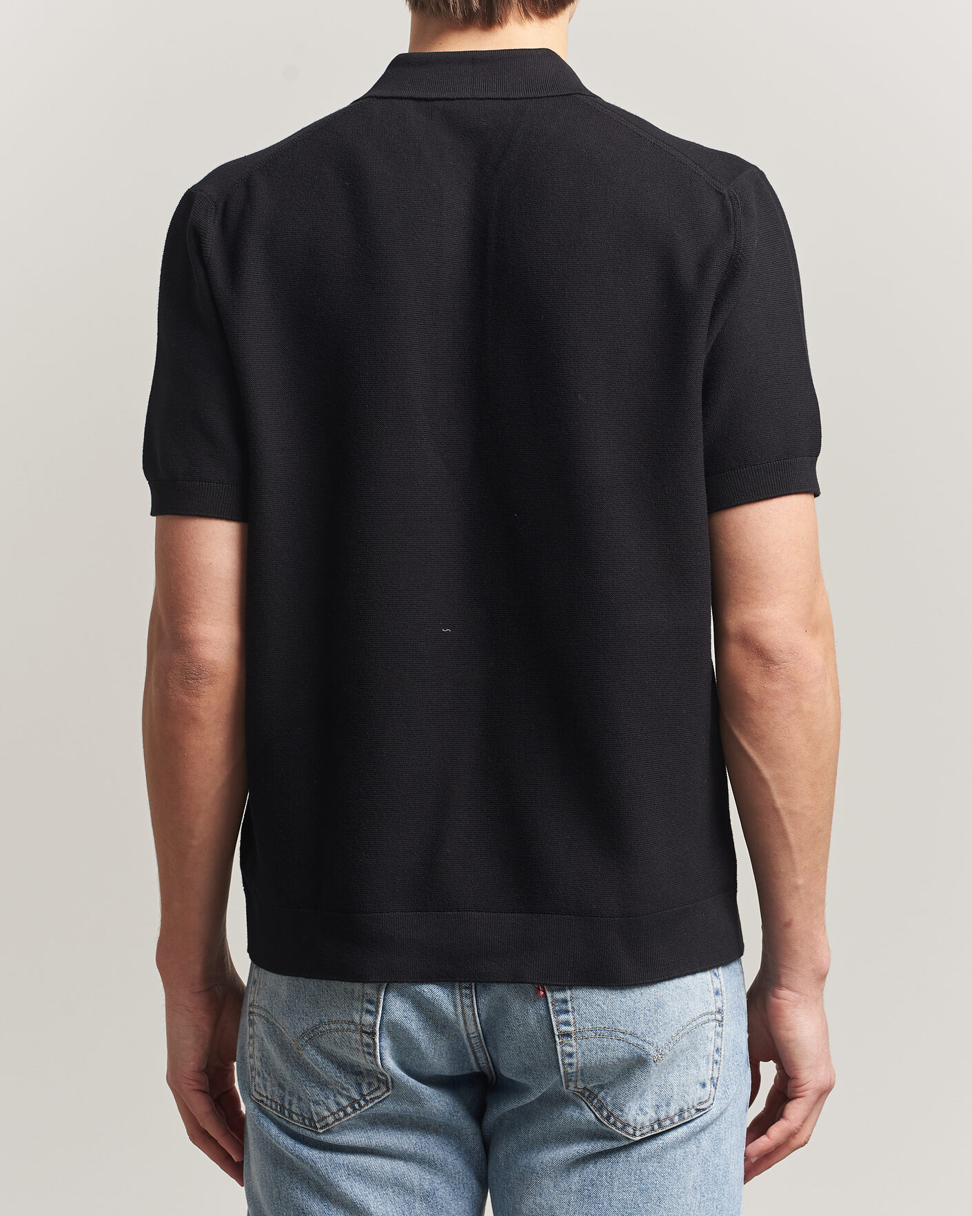 Herren | Poloshirts | Lacoste | Cotton Knitted Polo Black