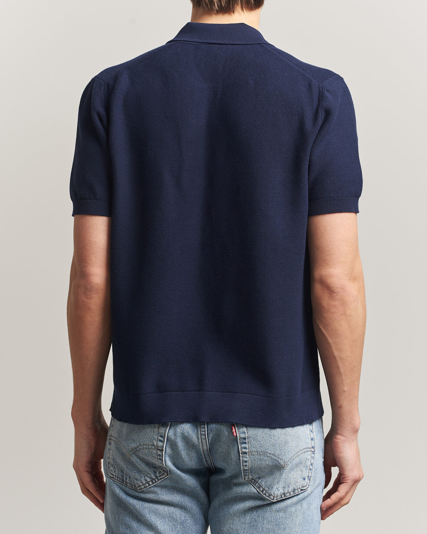 Herren | Poloshirts | Lacoste | Cotton Knitted Polo Navy Blue