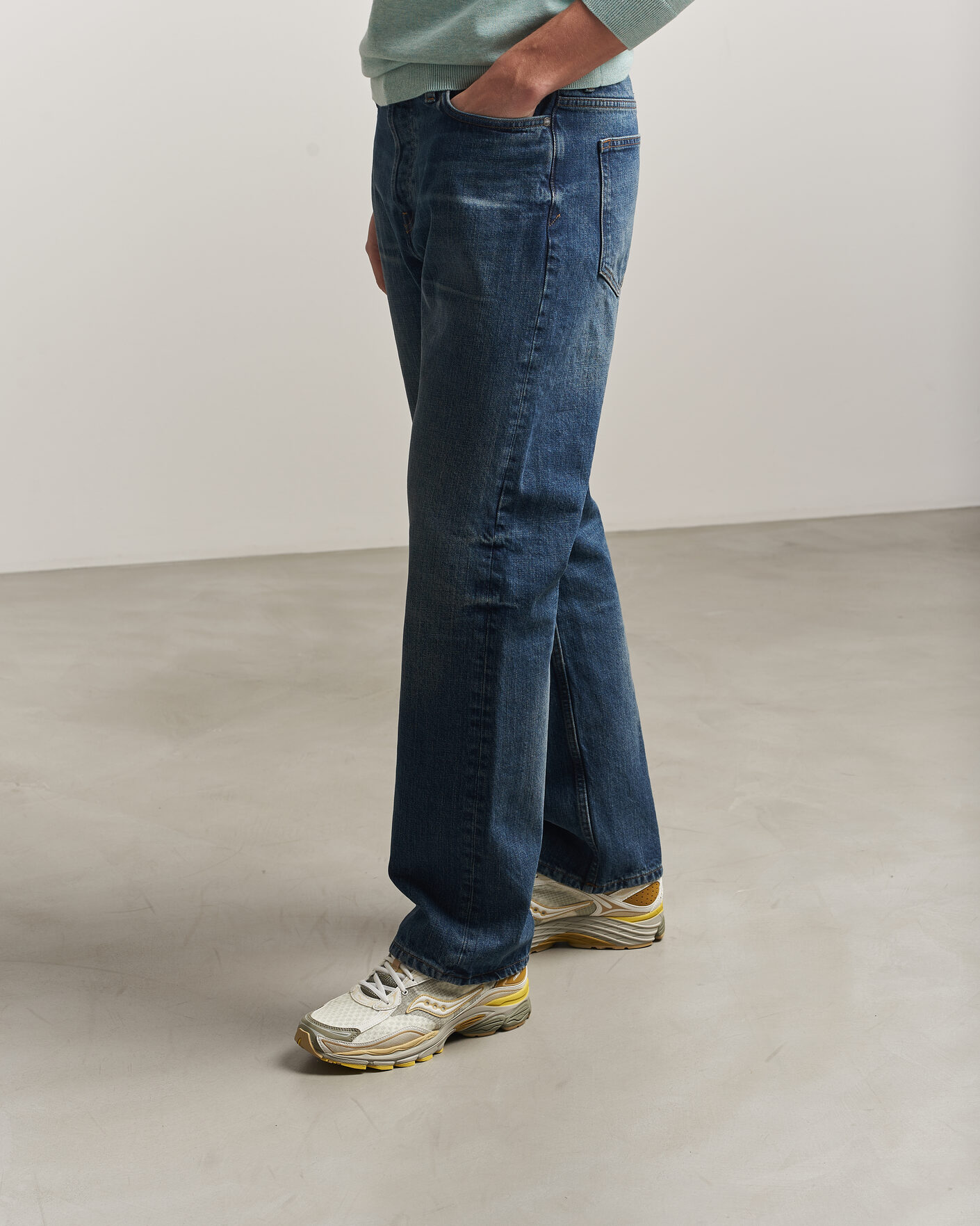 Herren | Sneaker | Saucony | Progrid Omni 9 Ripstop Running Sneaker Ivory/Moss