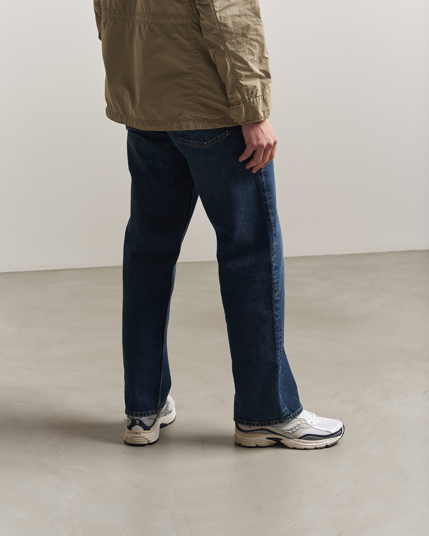 Herren | Sneaker | Saucony | Progrid Omni 9 Running Sneaker White/Navy