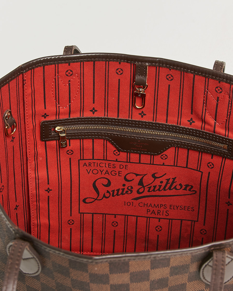 Herren | Pre-Owned & Vintage Bags | Louis Vuitton Pre-Owned | Neverfull MM Damier Ebene