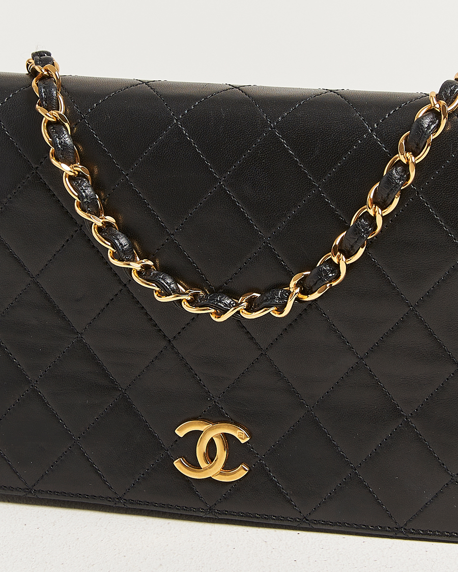 Herren | Pre-Owned & Vintage Bags | Chanel Pre-Owned | Classic Single Flap Bag Lambskin Small Black