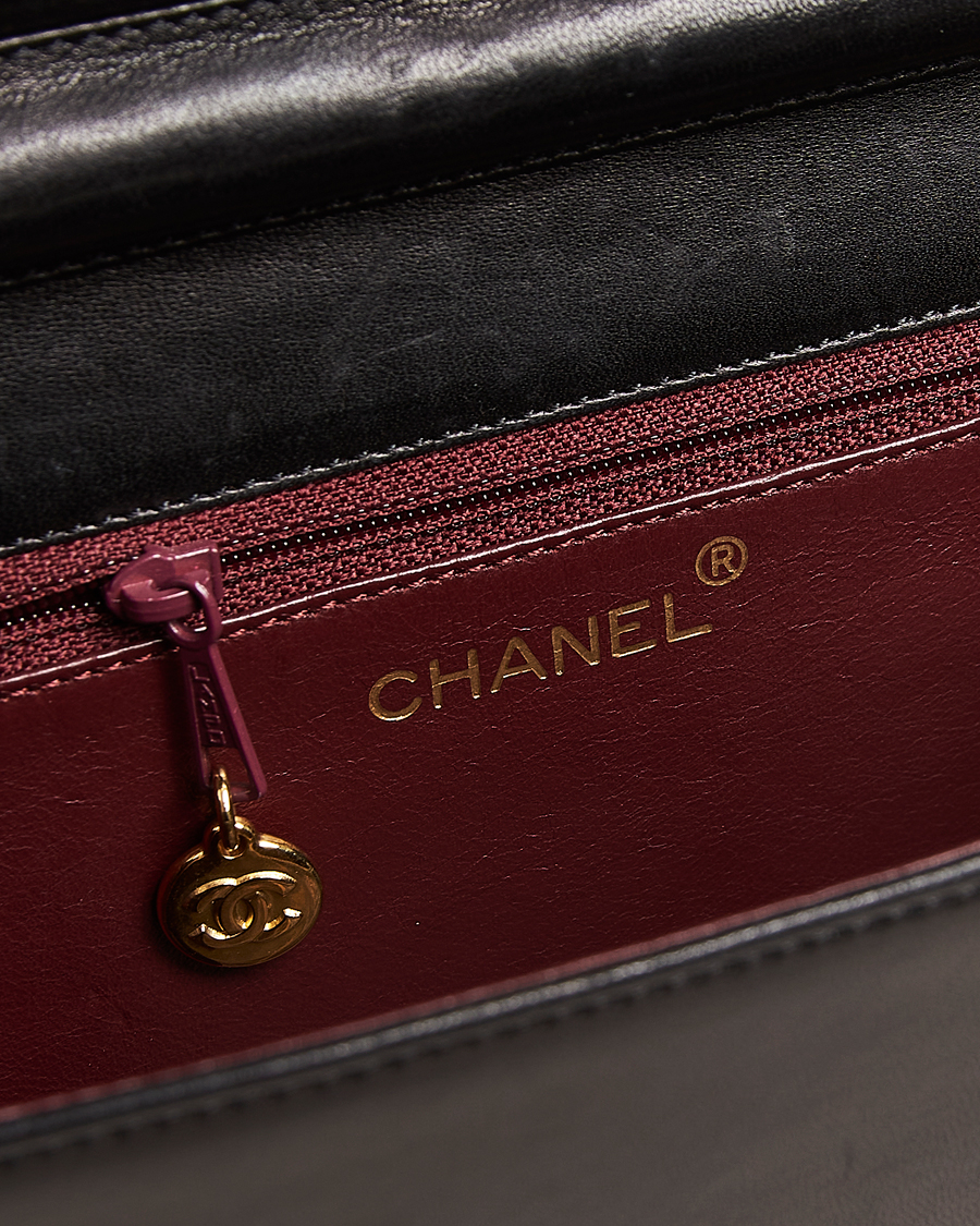 Herren | Pre-Owned & Vintage Bags | Chanel Pre-Owned | Classic Single Flap Bag Lambskin Small Black