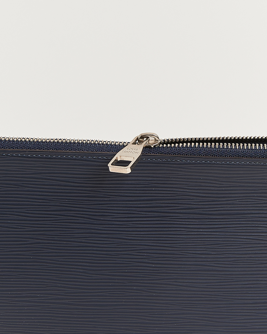 Herren | Pre-Owned & Vintage Bags | Louis Vuitton Pre-Owned | Porte Documents Epi Leather Navy