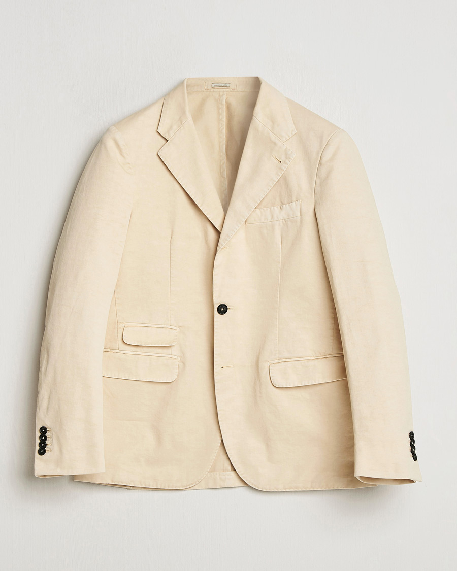 Herren | Sakkos | Massimo Alba | Sloop Cotton Blazer Light Beige