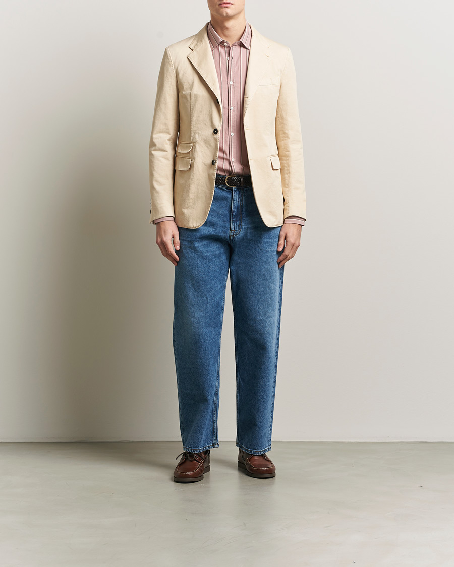 Herren | Sakkos | Massimo Alba | Sloop Cotton Blazer Light Beige